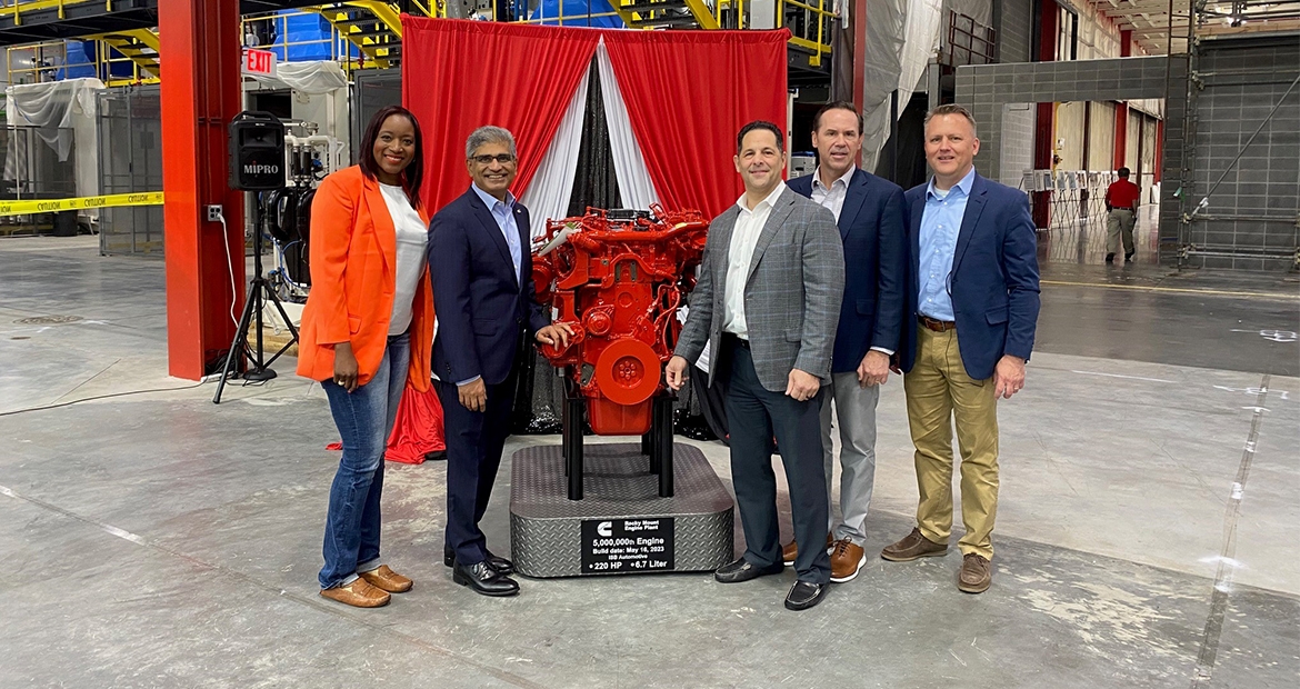 Cummins’ Rocky Mount Engine Plant produces 5 millionth engine while